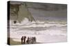 Rough Sea at Etretat, 1868-69-Claude Monet-Stretched Canvas