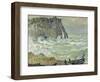 Rough Sea at Etretat, 1883-Claude Monet-Framed Giclee Print