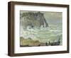 Rough Sea at Etretat, 1883-Claude Monet-Framed Premium Giclee Print