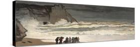 Rough Sea at Etretat-Claude Monet-Stretched Canvas