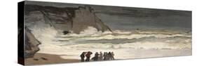 Rough Sea at Etretat-Claude Monet-Stretched Canvas