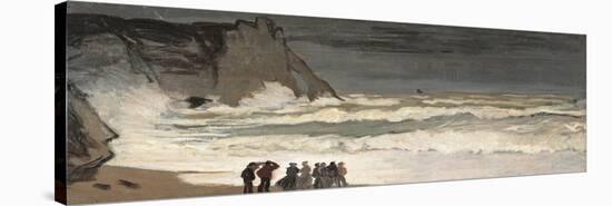 Rough Sea at Etretat-Claude Monet-Stretched Canvas