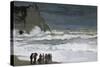 Rough Sea at Etretat-Claude Monet-Stretched Canvas