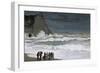 Rough Sea at Etretat-Claude Monet-Framed Art Print