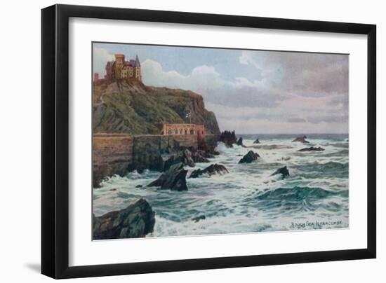 Rough Sea, Ilfracombe-Alfred Robert Quinton-Framed Giclee Print