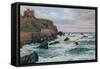 Rough Sea, Ilfracombe-Alfred Robert Quinton-Framed Stretched Canvas