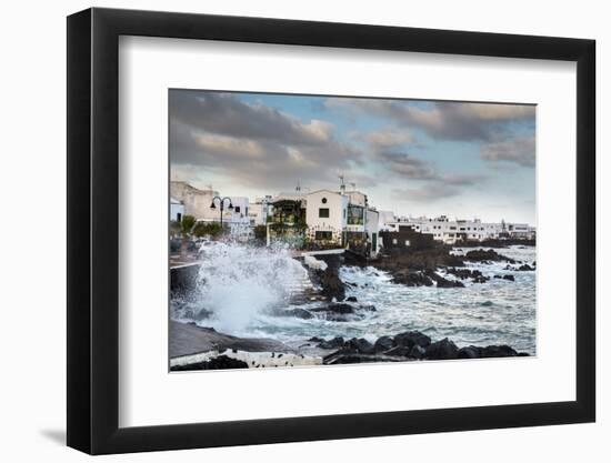 Rough Sea, Punta De Mujeres, Lanzarote, Canary Islands, Spain-Sabine Lubenow-Framed Photographic Print