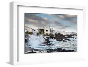 Rough Sea, Punta De Mujeres, Lanzarote, Canary Islands, Spain-Sabine Lubenow-Framed Photographic Print