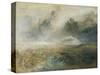 Rough Sea with Wreckage-J. M. W. Turner-Stretched Canvas