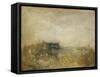 Rough Sea-J. M. W. Turner-Framed Stretched Canvas