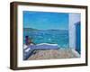 Rough Seas, Mykonos, 2012-Andrew Macara-Framed Giclee Print