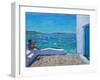 Rough Seas, Mykonos, 2012-Andrew Macara-Framed Giclee Print