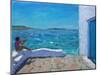 Rough Seas, Mykonos, 2012-Andrew Macara-Mounted Giclee Print