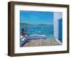 Rough Seas, Mykonos, 2012-Andrew Macara-Framed Premium Giclee Print