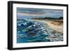 Rough Surf-Jeanette Vertentes-Framed Art Print