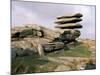 Rough Tor Rocks, Bodmin Moor, Near Camelford, Cornwall, England, United Kingdom-Roy Rainford-Mounted Photographic Print