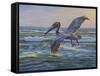 Rough Water Fishing-Bruce Dumas-Framed Stretched Canvas