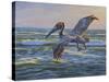 Rough Water Fishing-Bruce Dumas-Stretched Canvas