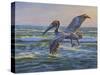 Rough Water Fishing-Bruce Dumas-Stretched Canvas