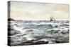 Rough Water on the Bar-Charles Napier Hemy-Stretched Canvas