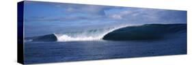 Rough Waves in the Sea, Tahiti, French Polynesia-null-Stretched Canvas