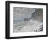 Rough Weather at Étretat, 1883-Claude Monet-Framed Giclee Print