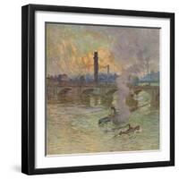 'Rough Weather', c1917-Emile Claus-Framed Giclee Print