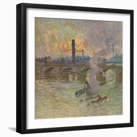 'Rough Weather', c1917-Emile Claus-Framed Giclee Print