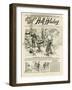 Roughing it at Brighton, Ally Sloper-null-Framed Art Print