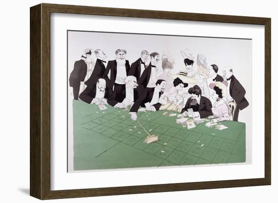 Roulette at Monte-Carlo, circa 1910-Sem-Framed Giclee Print