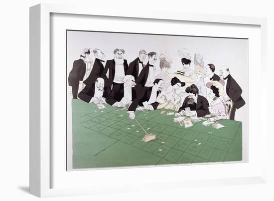 Roulette at Monte-Carlo, circa 1910-Sem-Framed Giclee Print