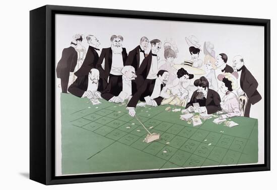 Roulette at Monte-Carlo, circa 1910-Sem-Framed Stretched Canvas