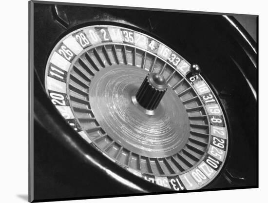 Roulette Wheel-Bettmann-Mounted Photographic Print