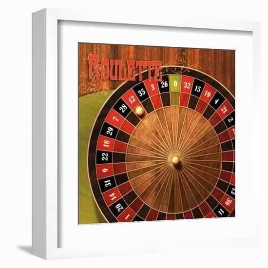 Roulette-null-Framed Art Print