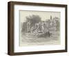 Roumanian Frontier Guards Searching a Boat on the Danube for Contraband Russian Muskets-Johann Nepomuk Schonberg-Framed Giclee Print