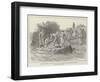 Roumanian Frontier Guards Searching a Boat on the Danube for Contraband Russian Muskets-Johann Nepomuk Schonberg-Framed Giclee Print