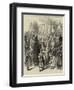 Roumanian Priests Blessing with Bread and Wine the Emperor of Russia at the Ploesti Railway Station-null-Framed Giclee Print