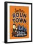 Roun' Town'-null-Framed Art Print