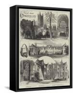 Round About Canterbury-null-Framed Stretched Canvas