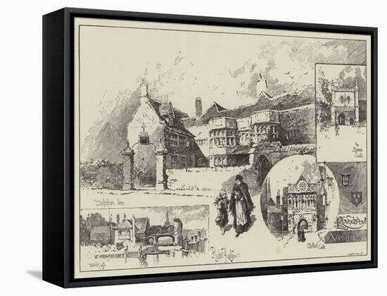 Round About Norwich-Herbert Railton-Framed Stretched Canvas