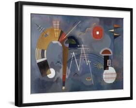 Round and Pointed-Wassily Kandinsky-Framed Giclee Print