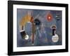 Round and Pointed-Wassily Kandinsky-Framed Giclee Print