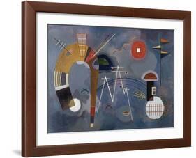 Round and Pointed-Wassily Kandinsky-Framed Giclee Print