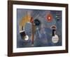 Round and Pointed-Wassily Kandinsky-Framed Giclee Print
