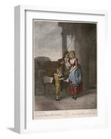 Round and Sound Fivepence a Pound Duke Cherries, Cries of London, C1870-Francis Wheatley-Framed Giclee Print