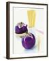 Round Aubergines and Spaghetti-Peter Medilek-Framed Photographic Print