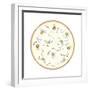 Round Bee 1-Maria Trad-Framed Giclee Print