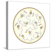 Round Bee 1-Maria Trad-Stretched Canvas