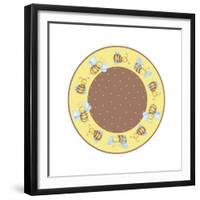 Round Bee 2-Maria Trad-Framed Giclee Print