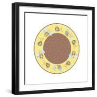 Round Bee 2-Maria Trad-Framed Premium Giclee Print